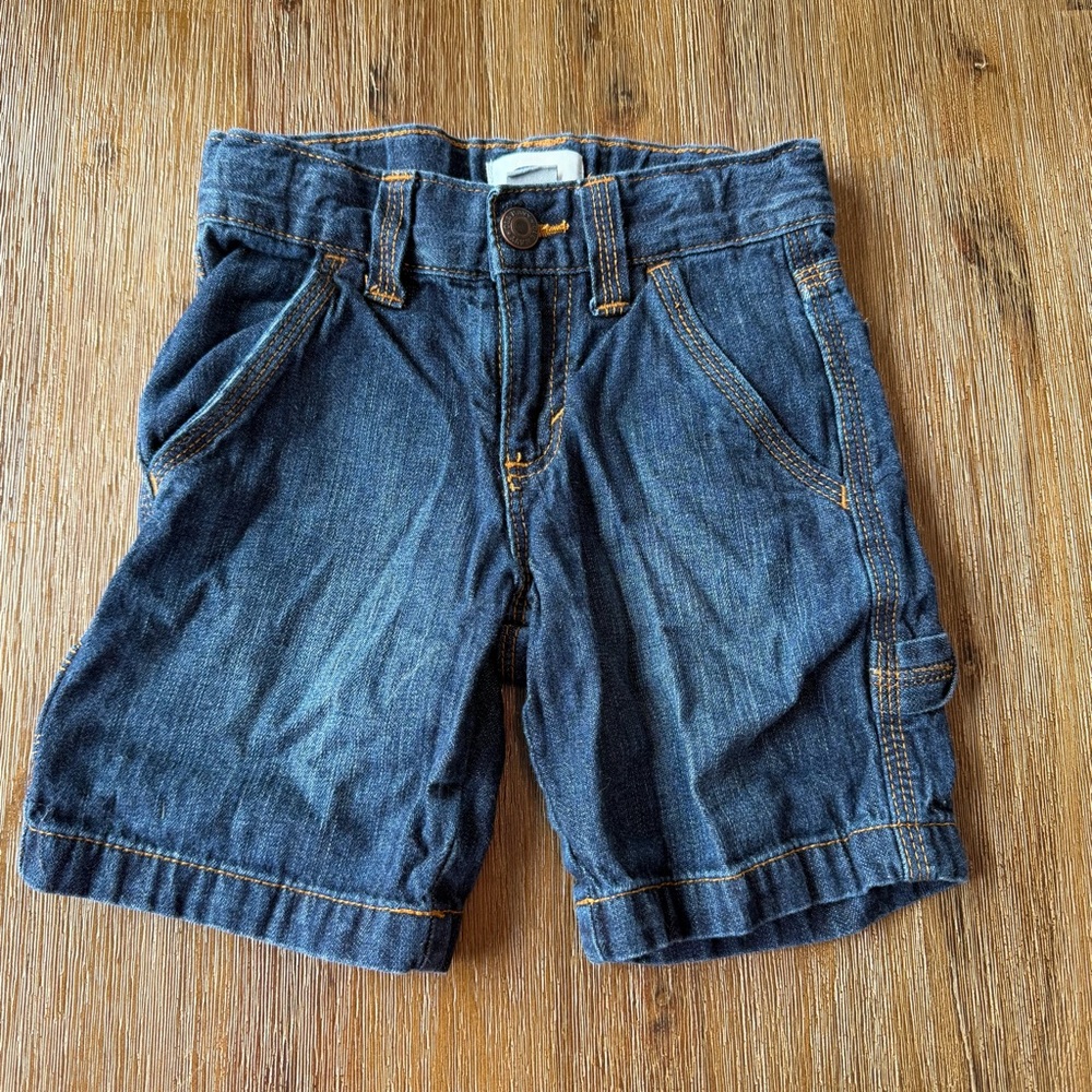 4/20$ Old Navy Toddler Blue Denim Jean Shorts size 4T